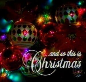 And So This Is Christmas And So This Is Christmas